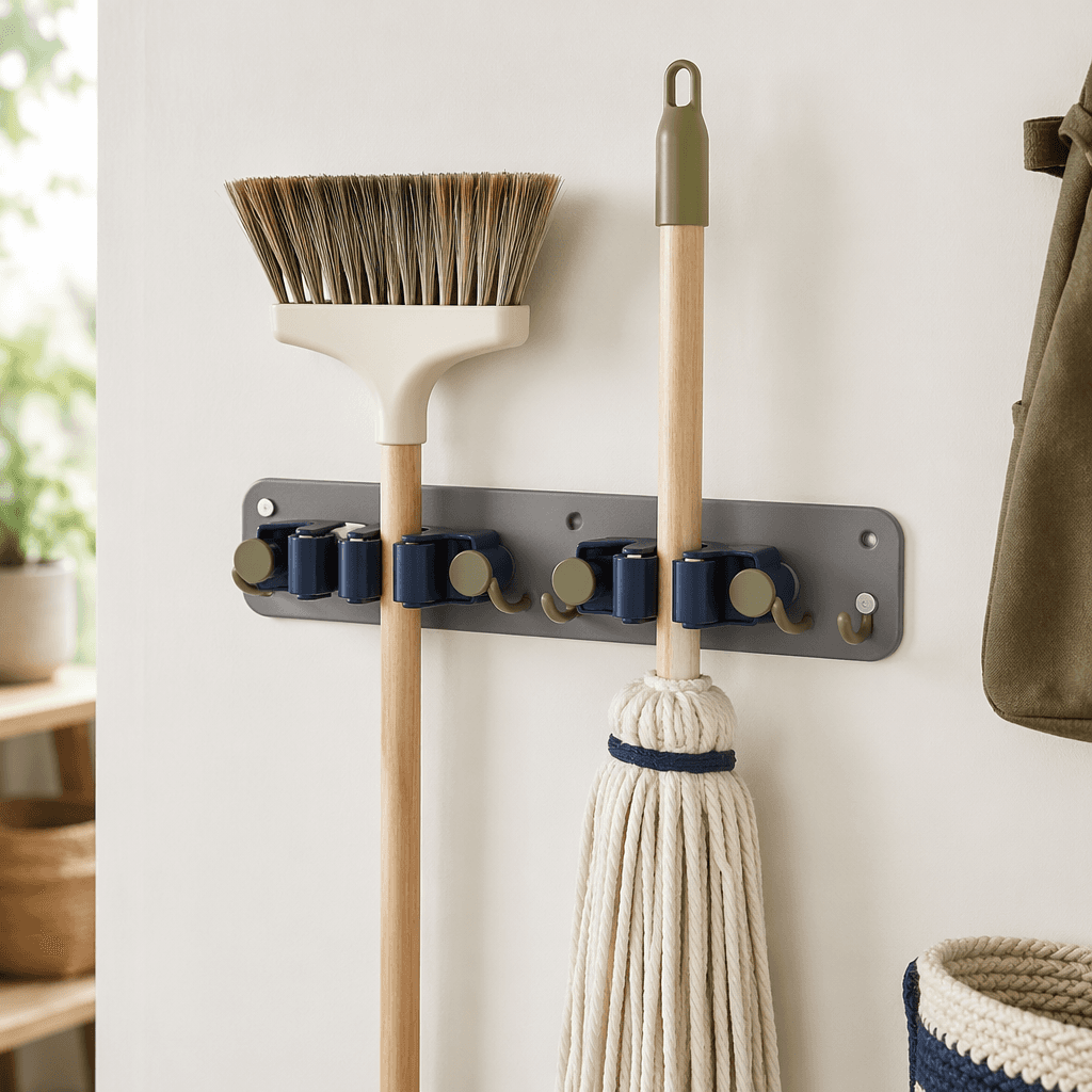 Wall Mounted Broom Holder